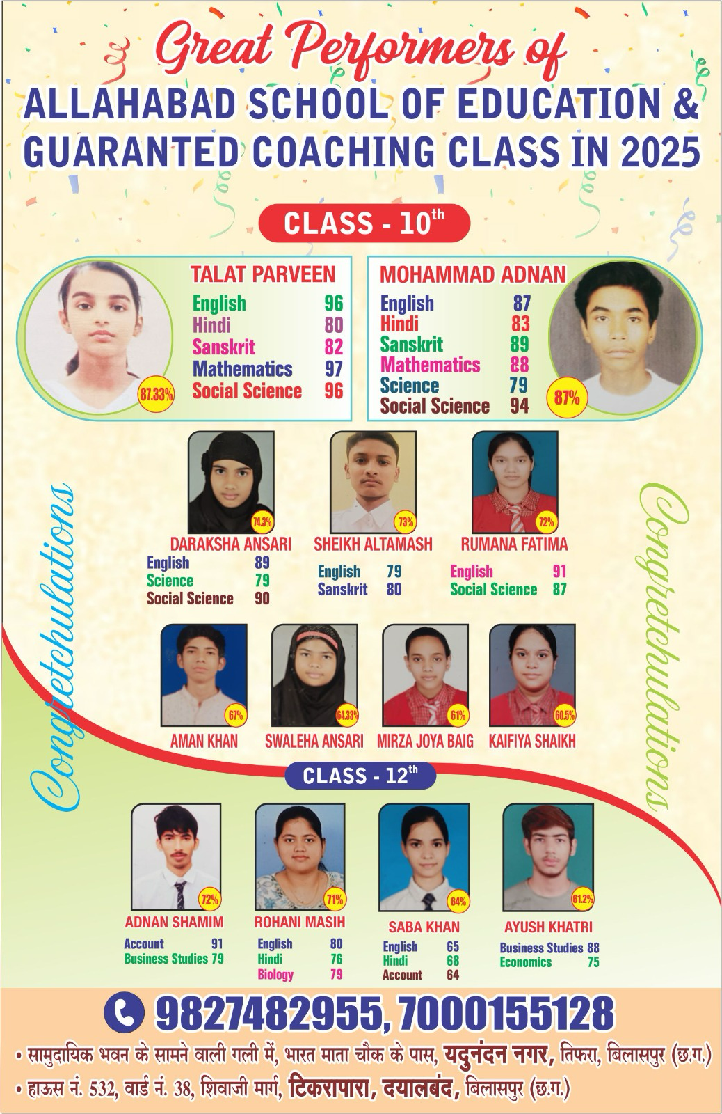 Great Performers in 2025