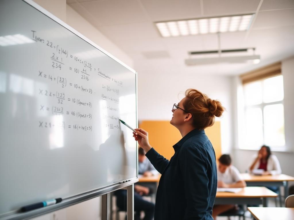 Teacher teaching